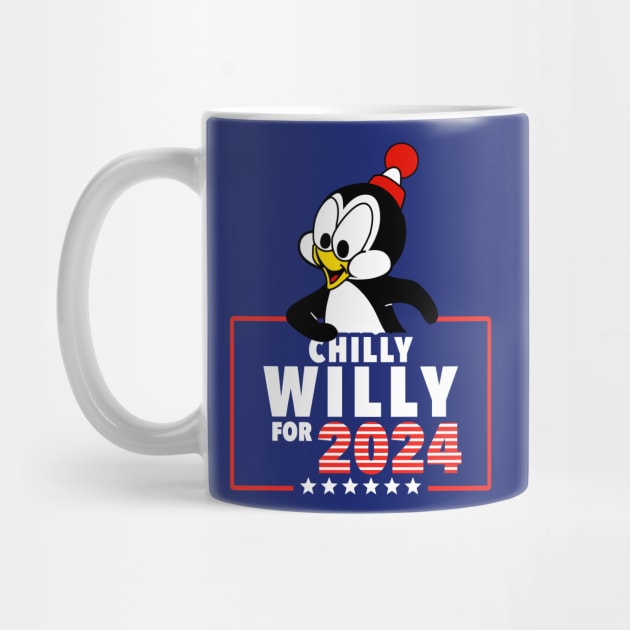 Chilly Willy USA President - Woody Woodpecker by LuisP96